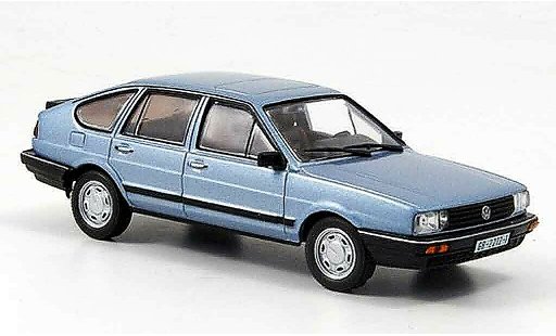 Volkswagen Passat B2 1/43 WhiteBox grise metallisee bleu 1985 miniature