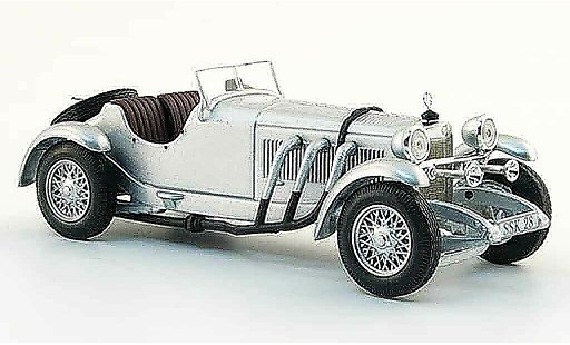 Mercedes SSK Base 1/43 WhiteBox grise metallisee 1928 miniature