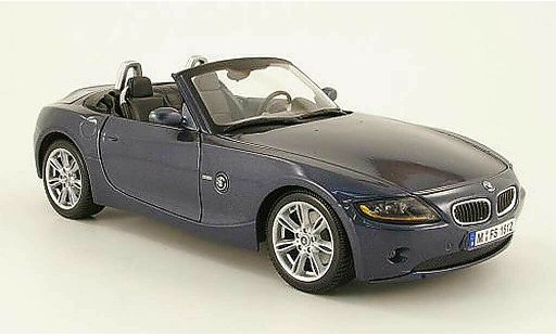 Bmw Z4 roadster 1/18 Maisto E85 grise bleu 2003 miniature