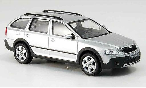 Skoda Octavia Combi 1/43 Abrex scout grise metallisee miniature