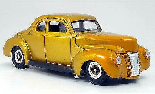 Ford Hot Rod 1940 1/18 Eagle deluxe coupe hot rod gold miniature