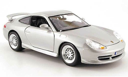 Porsche 911 GT3 1/18 Burago grise metallisee 1997 miniature