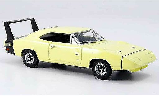 Dodge Charger 1969 1/43 Eagle Daytona jaune Strassenversion miniature