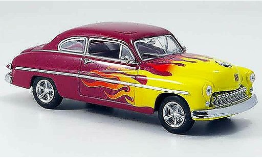 Mercury Club Coupe Hot Rod 1/43 Eagle lilas avec jaune 1949 miniature