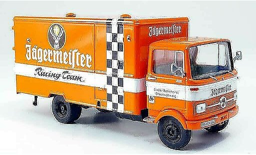 Mercedes LP 608 Koffer 1/43 Premium Cls Jagermeister Racing Team malle LKW miniature