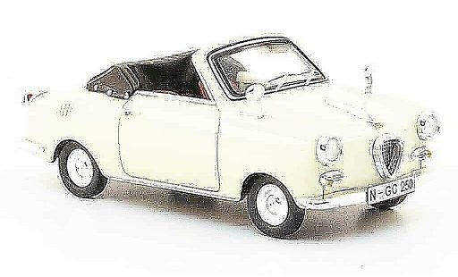 Goggomobil TS Cabriolet 1/43 Premium Cls 250 beige miniature