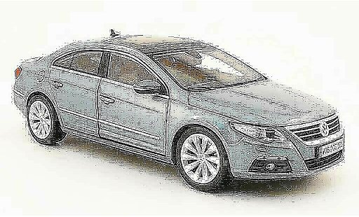 Volkswagen Passat B6 1/18 Norev cc bleu ciel metallisee 2008 miniature