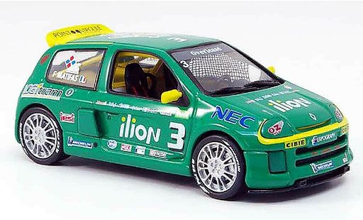 Renault Clio V6 1/43 Eagle 24v no.3 illion clio trophy 1999 miniature