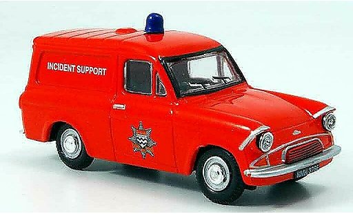 Ford Anglia Van 1/43 Oxford pompier London miniature
