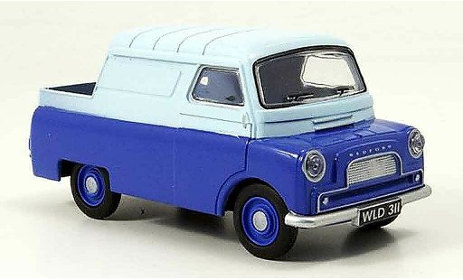 Bedford CA plateau 1/43 Oxford Half Cab bleu blanche fourgon miniature