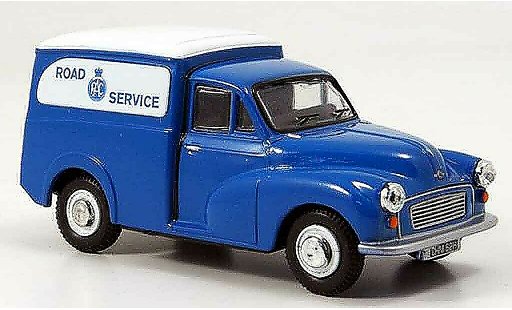 Morris Minor Van 1/43 Oxford bleu blanche fourgon RAC Road Service miniature