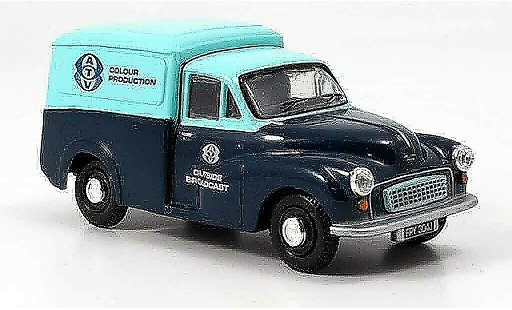 Morris Minor Van 1/43 Oxford bleu turquoise fourgon ATV miniature