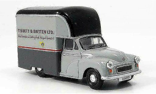 Morris Minor Van 1/43 Oxford Gown Tibbett & Britten Ltd. Hochtoitfourgon miniature