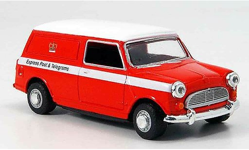 Austin Mini Van utilitaire 1/43 Oxford rouge blanche Royal Mail Express miniature