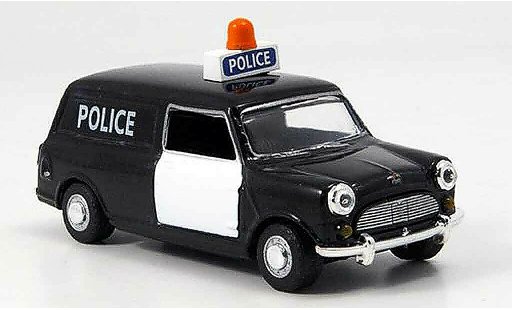Austin Mini Van police 1/43 Oxford noire blanche West Riding miniature
