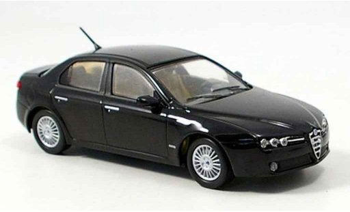 Alfa Romeo 159 berlina 1/43 M4 noire b quality 2005 miniature