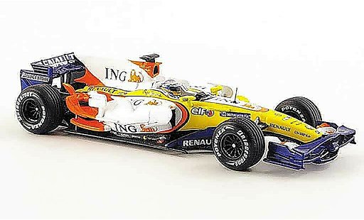 Renault F1 2008 1/43 Norev r28 f 1 team f.alonso miniature