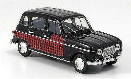 Renault 4 Parisienne 1/43 Vitesse noire/rouge miniature