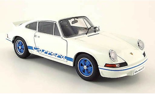 Porsche 911 RS 1/18 Autoart 2.7 carrera blanche 1973 miniature