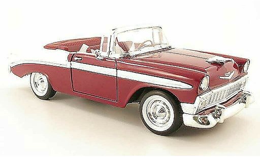 Chevrolet Bel Air Coupe 1/18 Yat Ming 1956 lila/blanche miniature