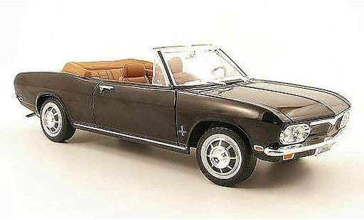 Chevrolet Corvair Convertible 1/18 Yat Ming monza cabriolet noire 1969 miniature