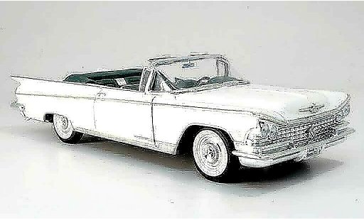 Buick Electra Convertible 1/18 Yat Ming 225 cabriolet blanche 1959 miniature
