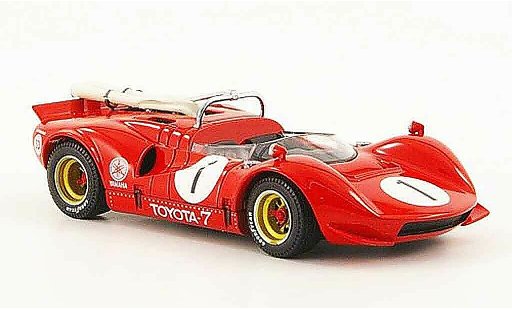 Toyota 7 GP 1968 1/43 Ebbro no.1 rouge japan miniature