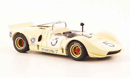 Toyota 7 GP 1968 1/43 Ebbro no.5 beige japan miniature