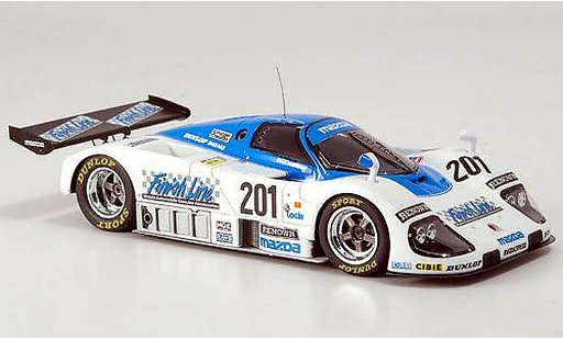 Mazda 767B Base 1/43 Spark No.201 Siebter Le Mans 1989 miniature