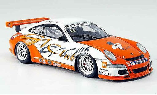 Porsche 911 GT3 CUP 1/43 Spark 2007 No.88 vainqueur Asia miniature