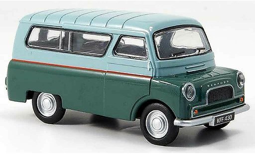 Bedford CA minibus 1/43 Oxford Camper Van grise verte Fensterbus miniature
