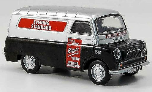 Bedford CA utilitaire 1/43 Oxford Van noire grise metallisee Evening Standard fourgon miniature