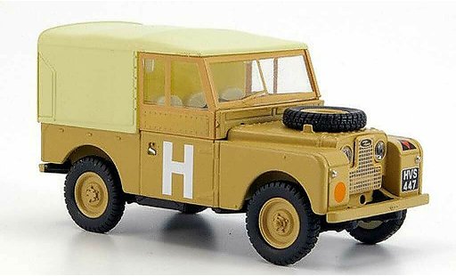 Land Rover 88 Series I 1/43 Oxford 1 sandfarben Militar fourgon miniature