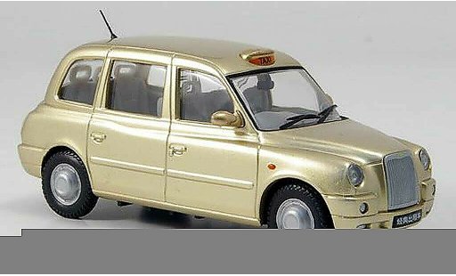 Austin TX4 taxi 1/43 Oxford gold 2007 Shanghai Auto Show miniature