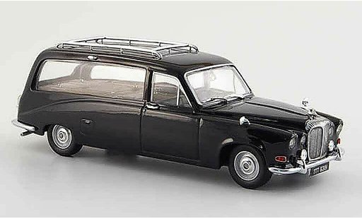 Daimler DS 420 corbillard 1/43 Oxford Hearse noire Leichenwagen miniature