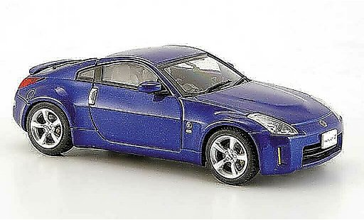Nissan 350Z Base 1/43 Ebbro Fairlady bleu Facelift 2007 miniature