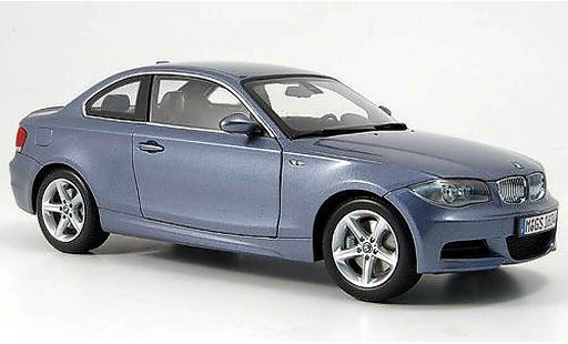 Bmw 120 E82 1/18 Kyosho i coupe bleu grise miniature