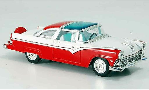 Ford Crown Victoria 1/43 Yat Ming rouge blanche 1955 miniature