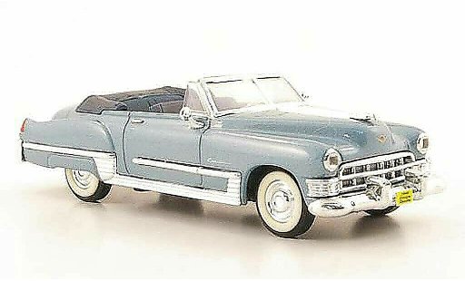 Cadillac Deville Coupe 1/43 Yat Ming 1949 grise bleue miniature