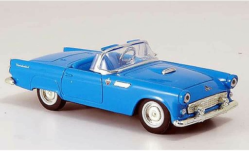 Ford Thunderbird Two-Seater 1/43 Yat Ming Roadster bleu miniature