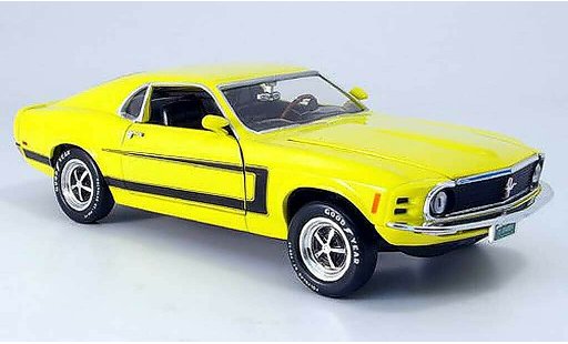 Ford Mustang Grabber 1/18 Ertl jaune avec zierbandes miniature