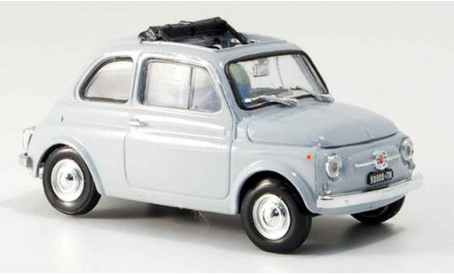 Fiat 500 F 1/43 Brumm grise geoffnetes toit pliant 1965 miniature