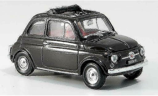 Fiat 500 F 1/43 Brumm marron geoffnetes toit pliant 1965 miniature