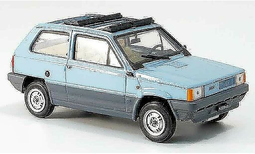 Fiat Panda 45 1/43 Brumm bleu geoffnetes Doppeltoit pliant 1981 miniature