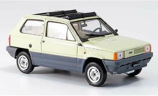 Fiat Panda 45 1/43 Brumm beige geoffnetes Doppeltoit pliant 1981 miniature