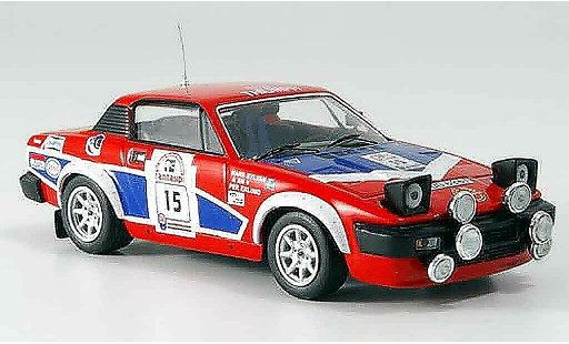 Triumph TR7 1980 1/43 IXO V8 No.15 Eklund Sylvan 1000 Lakes Rallye miniature