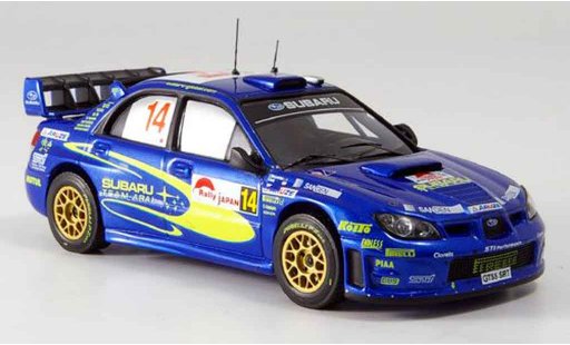 Subaru Impreza WRC 1/43 IXO no.14 arai sircombe rallye japan 2006 miniature