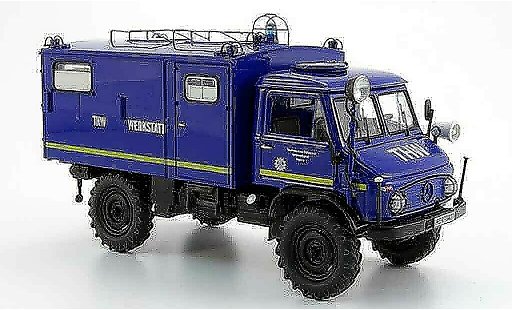 Mercedes Unimog 401-404 1/43 Schuco 404 S THW Werkstatt Funkmalle miniature