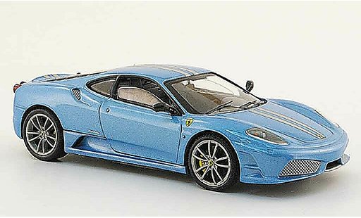 Ferrari F430 Scuderia 1/43 Hot Wheels Elite bleu miniature