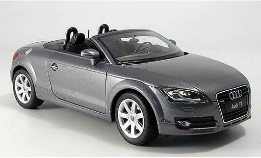 Audi TT roadster 1/18 Welly grise miniature